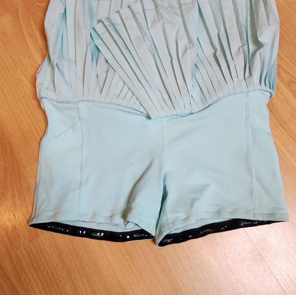 Lululemon Pleat To Street Skirt II Tranquil Blue 5 Pockets Size 4 Tennis Skort - Picture 6 of 16